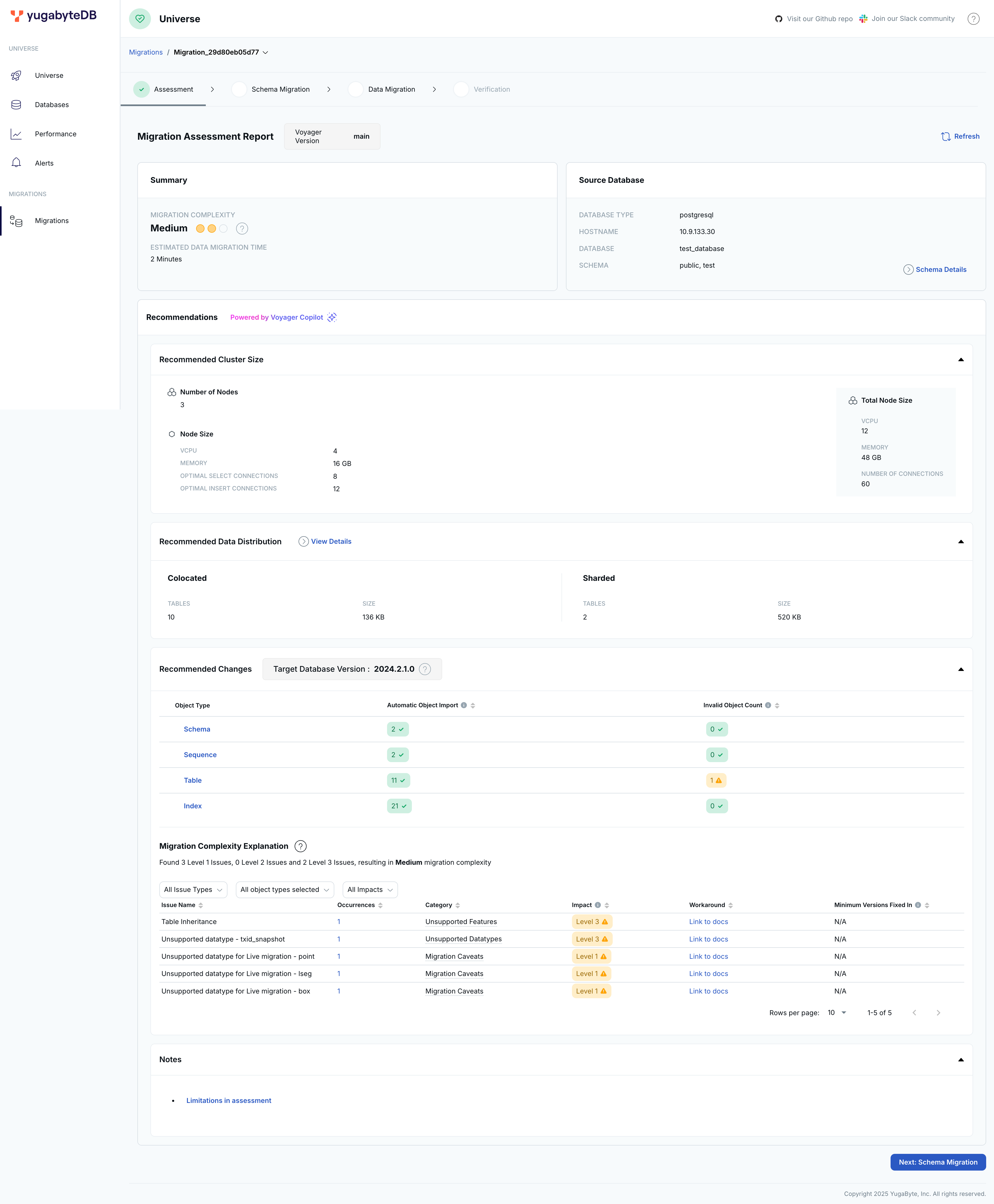 Migration Assessment Page Migration Assessment Page